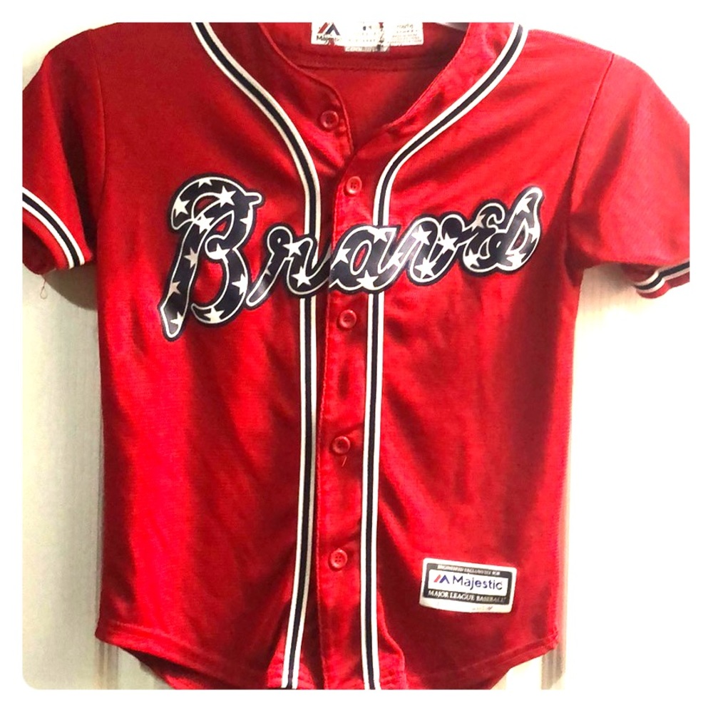ATLANTA BRAVES jersey size 8
